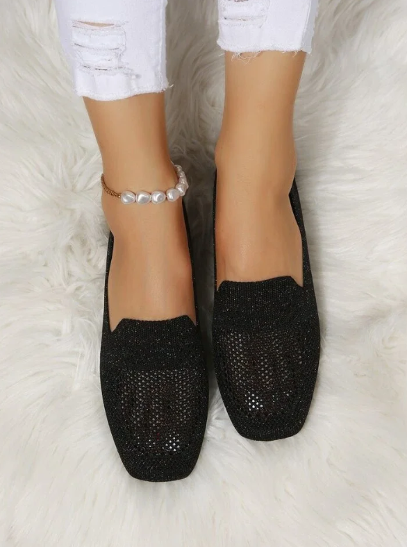 Rose | Women’s Orthopedic Knitted Slip-On Comfort Flats