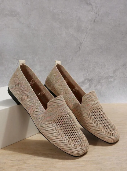 Rose | Women’s Orthopedic Knitted Slip-On Comfort Flats