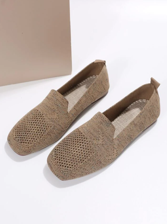 Rose | Women’s Orthopedic Knitted Slip-On Comfort Flats