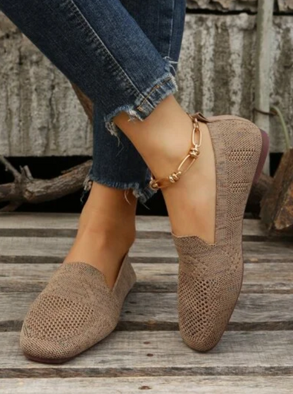 Rose | Women’s Orthopedic Knitted Slip-On Comfort Flats