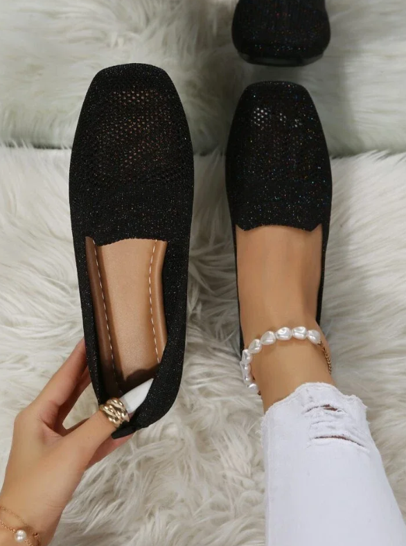 Rose | Women’s Orthopedic Knitted Slip-On Comfort Flats