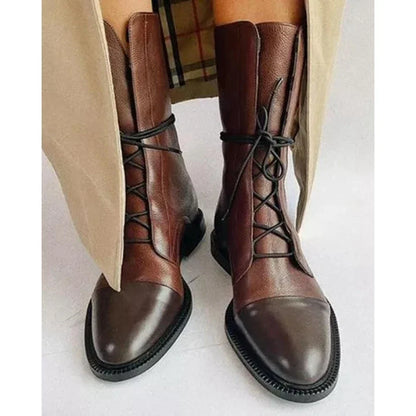 Lexi | Women’s Orthopedic Lace-Up Leather Boots