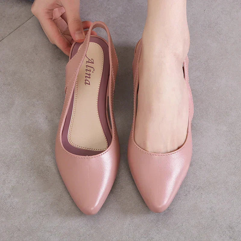 Callie | Orthopedic Slingback Low-Heel Pumps – Elegant Everyday Comfort