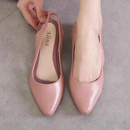 Callie | Orthopedic Slingback Low-Heel Pumps – Elegant Everyday Comfort
