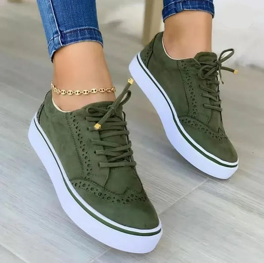 Hattie | Orthopedic Platform Casual Lace-Up Sneakers