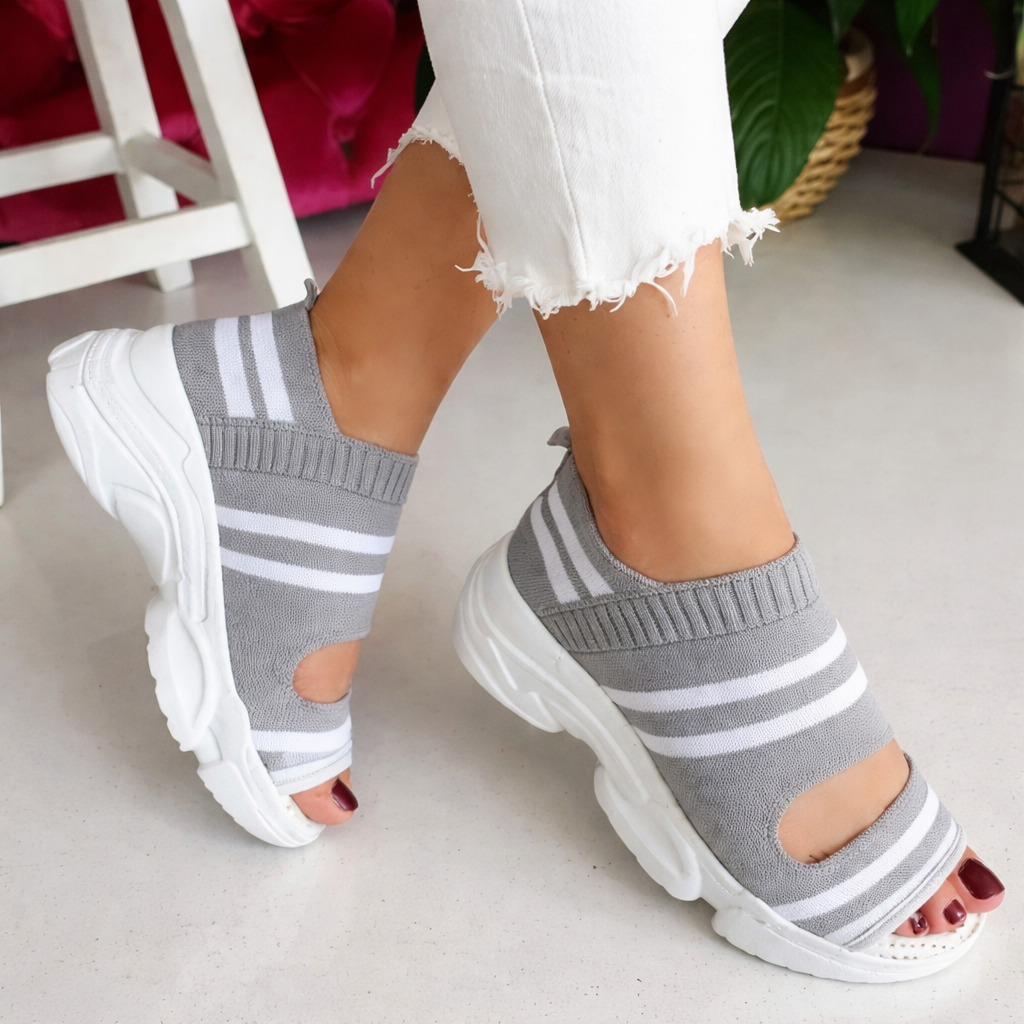 OrthoCare Woven Fluff Sandals - Comfort And Unique Style