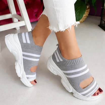 OrthoCare Woven Fluff Sandals - Comfort And Unique Style