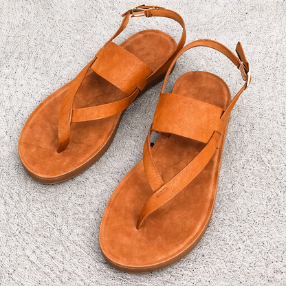 Paige | Women’s Orthopedic Cross Strap Flat Sandals