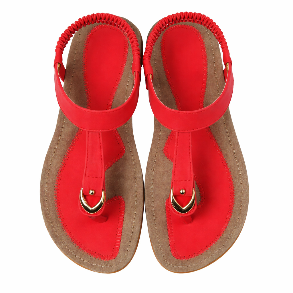 OrthoCare Flat Heel Sandals - Summer Elegance And Comfort