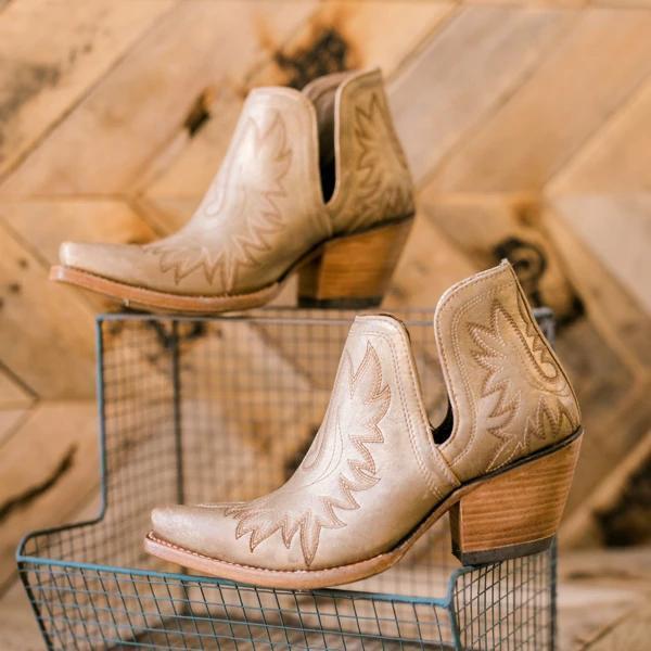 Fabia | Orthopedic Women’s Western Ankle Cowboy Boots