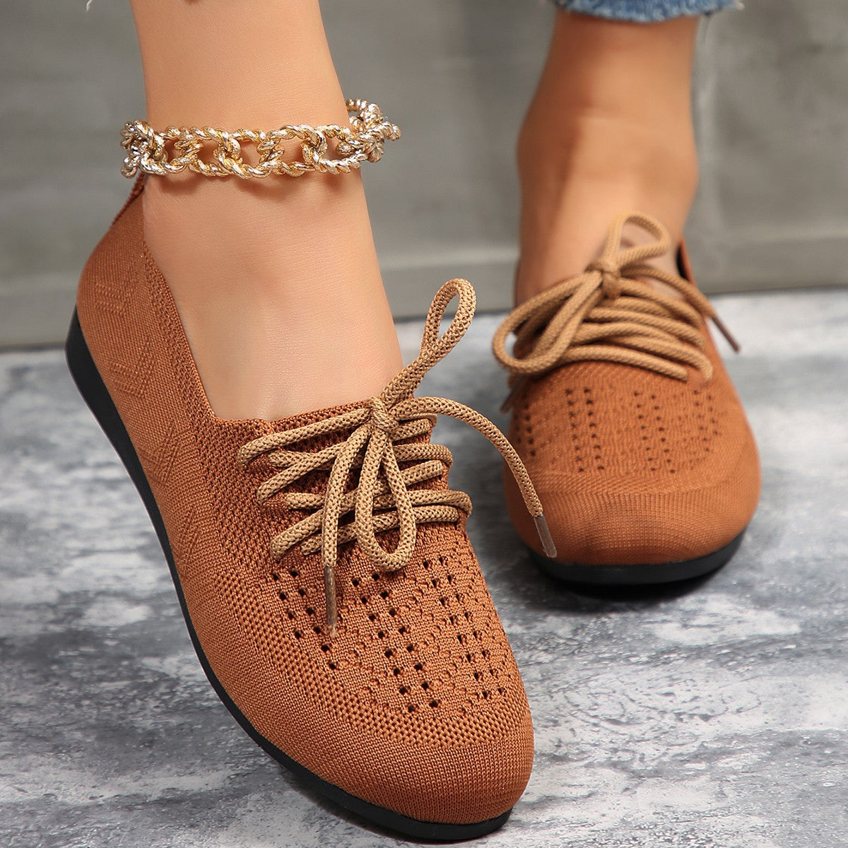 OrthoCare Breathable Mesh Ballerina Flats - Unique Style And Comfort