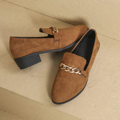 Sandra | Orthopedic Suede Chain Loafers