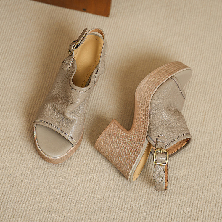 Olympia | Women’s Orthopedic Peep Toe Slingback Block Heel Sandals
