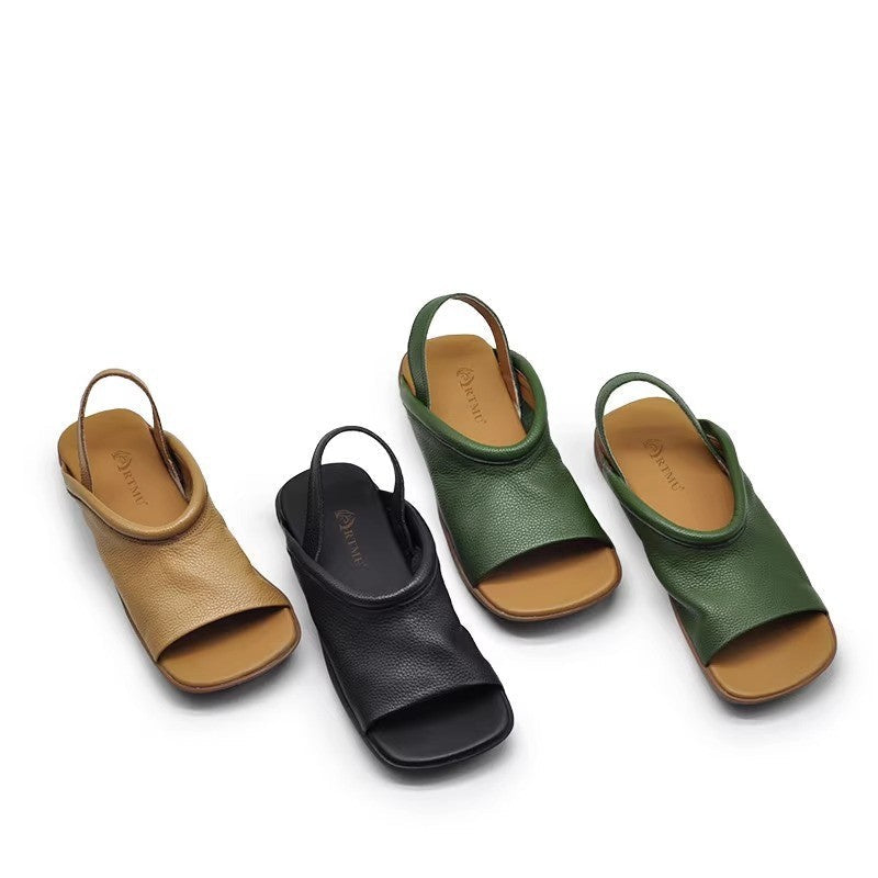 OrthoCare Soft Leather Roman Sandals For A Unique Style