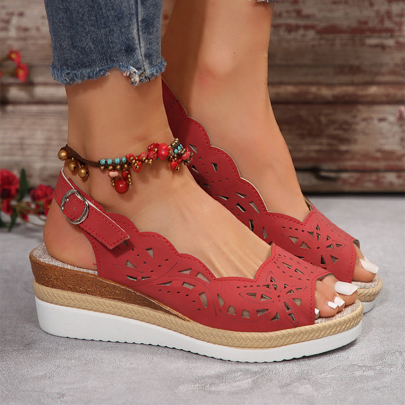 OrthoCare Perforated Wedge Sandals