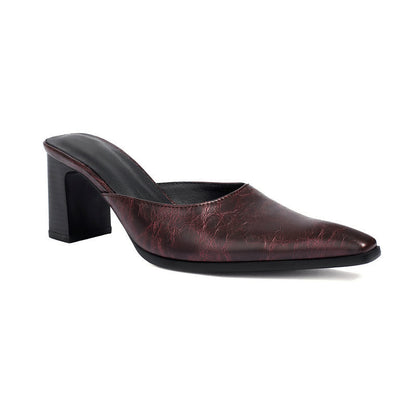 Ezrielle | Women’s Orthopedic Vintage Mule Block Heels