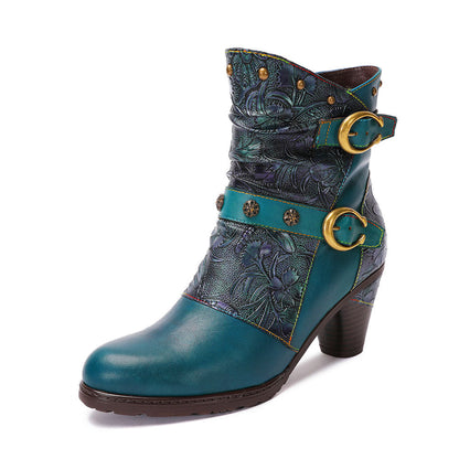 OrthoCare Retro Boots - Artisanal Comfort Design