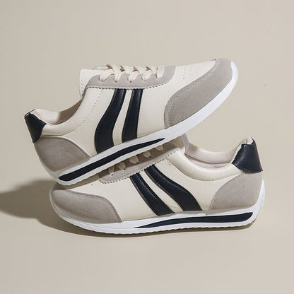 Kamora | Women’s Orthopedic Retro Stripe Walking Sneakers