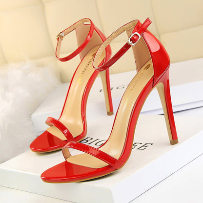 Ayana | Women’s Orthopedic Transparent Strap Stiletto Heel Sandals