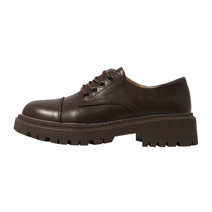 OrthoCare Leather Platform Shoes - Supportive Heel