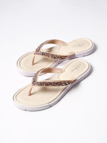 Briony | Women’s Orthopedic Rhinestone Comfort Flip Flop Sandals