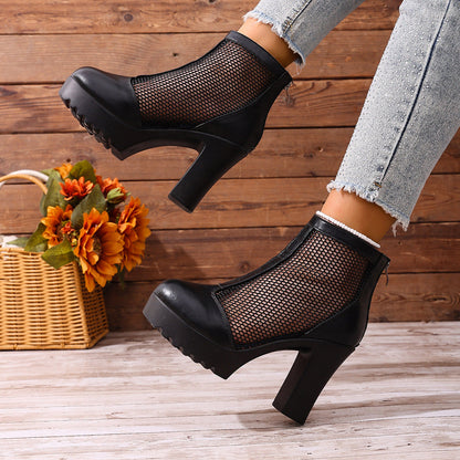 OrthoCare Chunky Knit Heel Boots - Unique Style