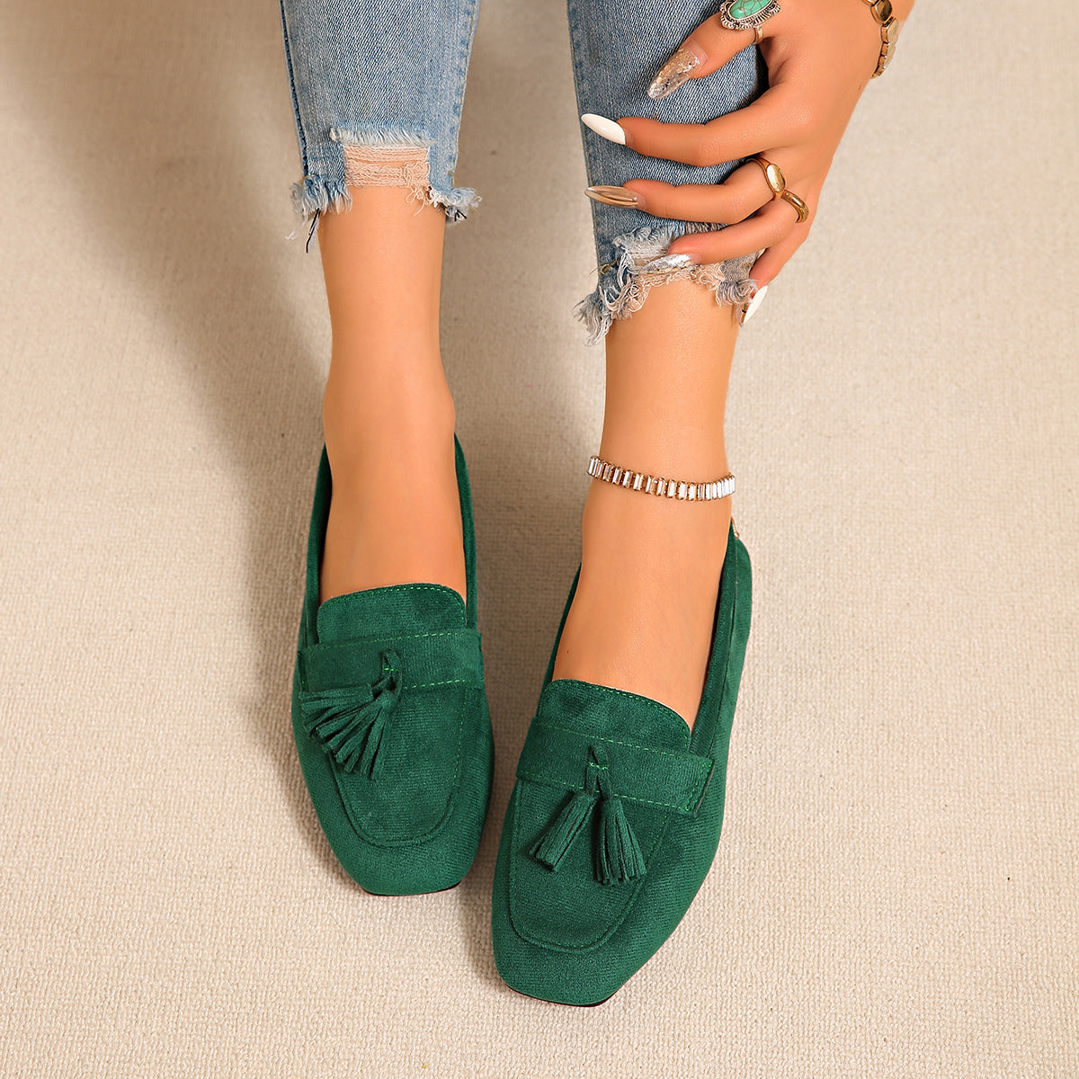 Orthopedic Comfort Ballet Flats – Soft Lightweight Everyday Slip-On Shoes