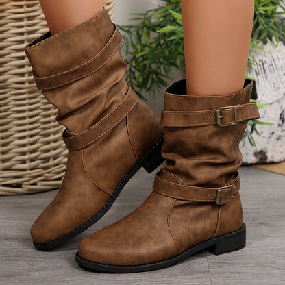 OrthoCare Barrel Boots - Distressed Buckle Style