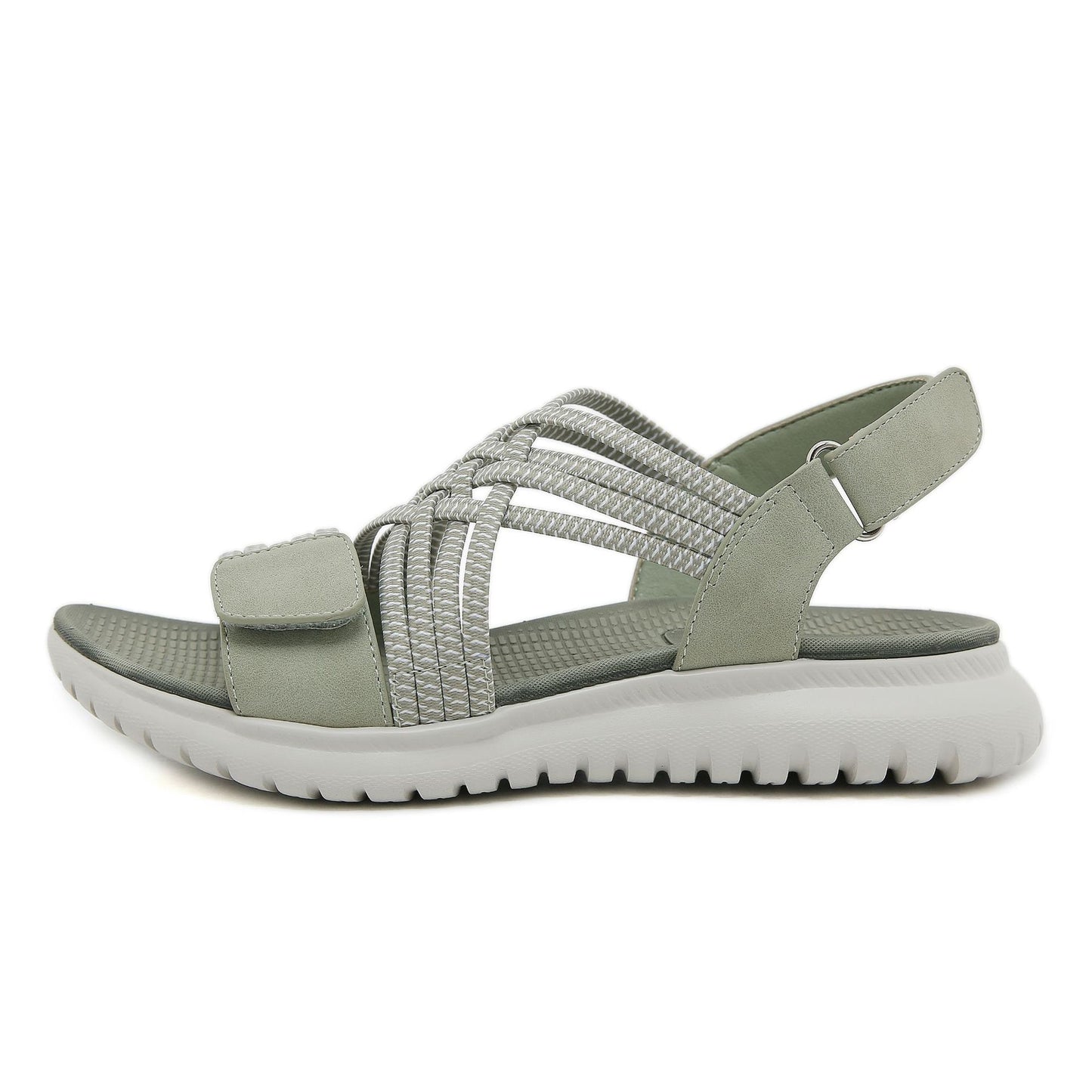 OrthoCare | Elastic Strap Comfort Platform Sandals