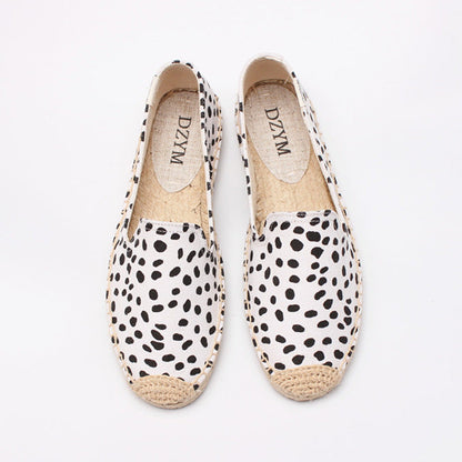 OrthoCare Animal Print Espadrille Slip-On Flats
