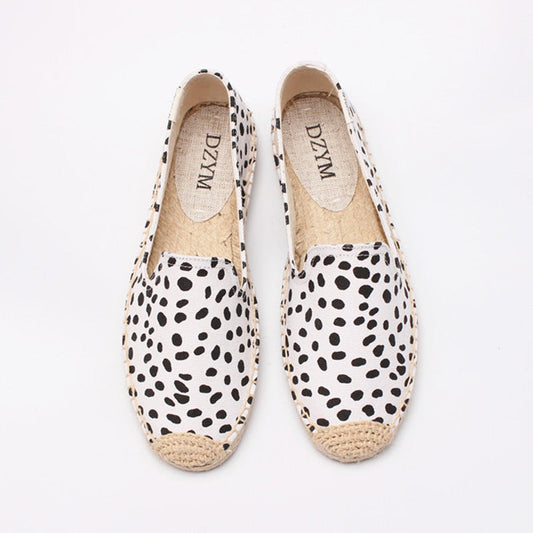 OrthoCare Animal Print Espadrille Slip-On Flats