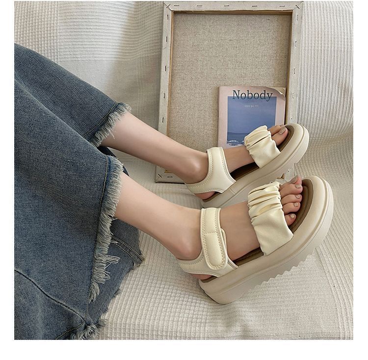 Rowena | Women’s Orthopedic Ruffle Strap Platform Sandals