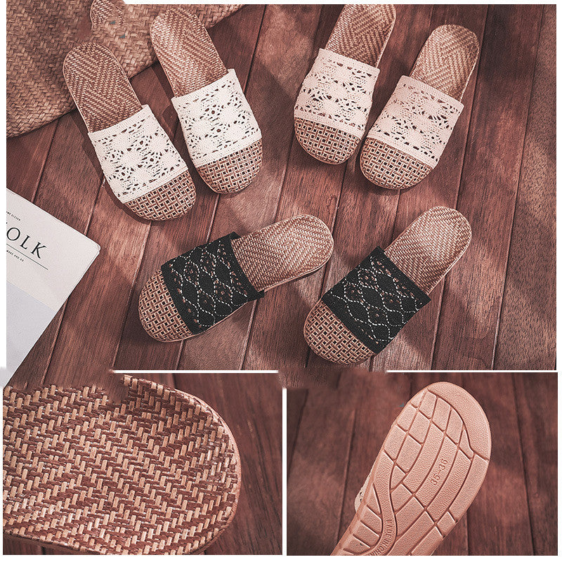 Yuliana | Women’s Orthopedic Woven Comfort Slide Slippers