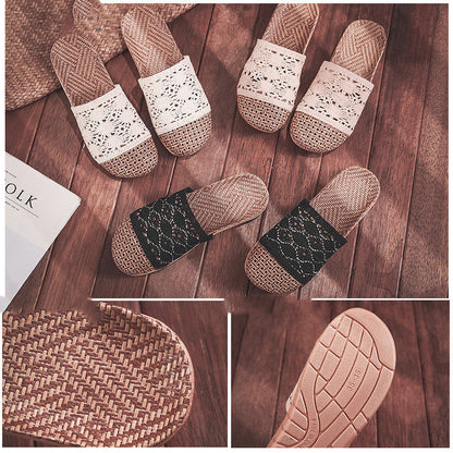 Yuliana | Women’s Orthopedic Woven Comfort Slide Slippers