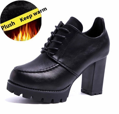 OrthoCare Shoes With Unique Thick Heels And Platform