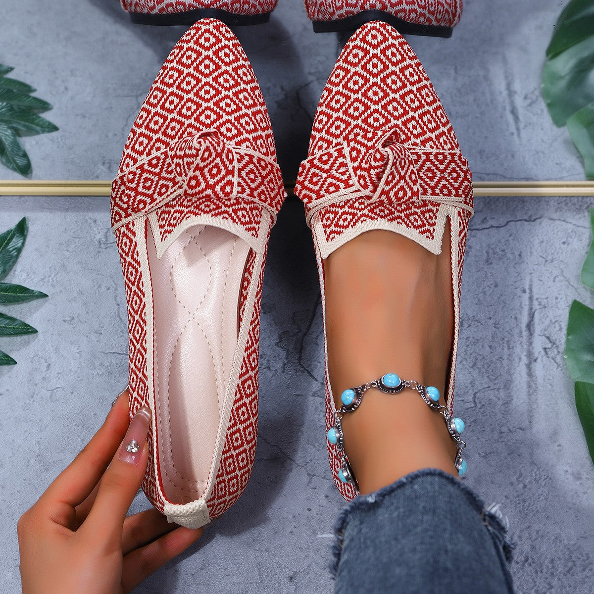 OrthoCare Comfortable Non-Slip Knotted Loafers