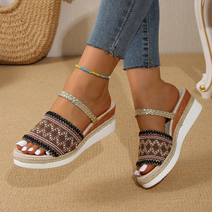 OrthoCare Bohemian Platform Sandals