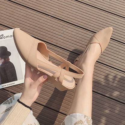 Primrose | Women’s Orthopedic Pointed Toe Mary Jane Slingback Flats