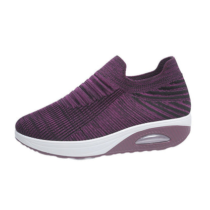 OrthoCare Lightweight And Breathable Striped Mesh Shoes