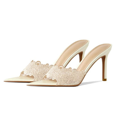 OrthoCare Lace-Up Stiletto Heels - Unique Elegance