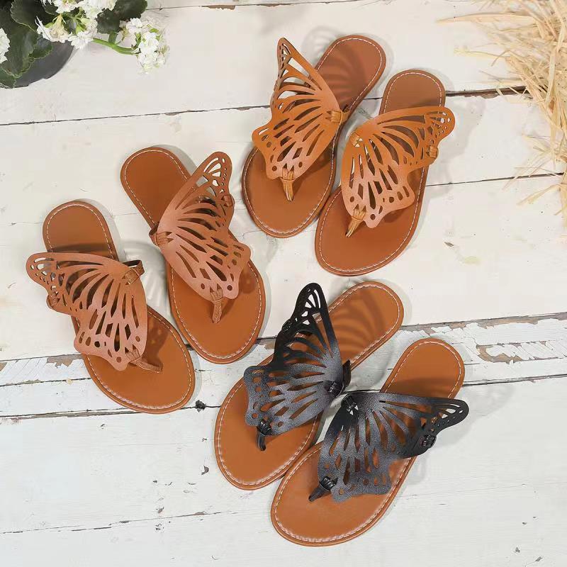 OrthoCare Vintage Summer Sandals With Butterfly Wings - Unique And Lightweight
