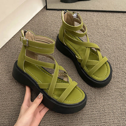 Venetia | Women’s Orthopedic Gladiator Platform Sandals