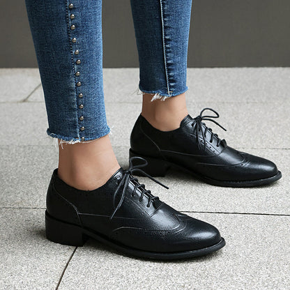 OrthoCare Retro Oxfords - Lace-Up Comfort Shoes