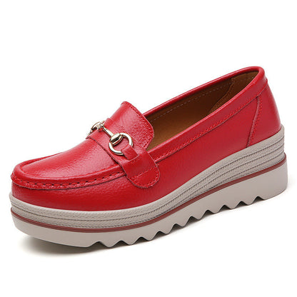 OrthoCare Leather Slip-On Shoes - Oversized Comfort