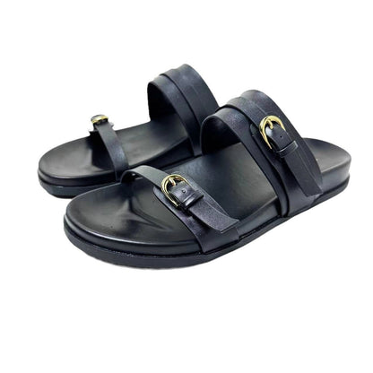 OrthoCare Double-Buckle Comfort Slide Sandals