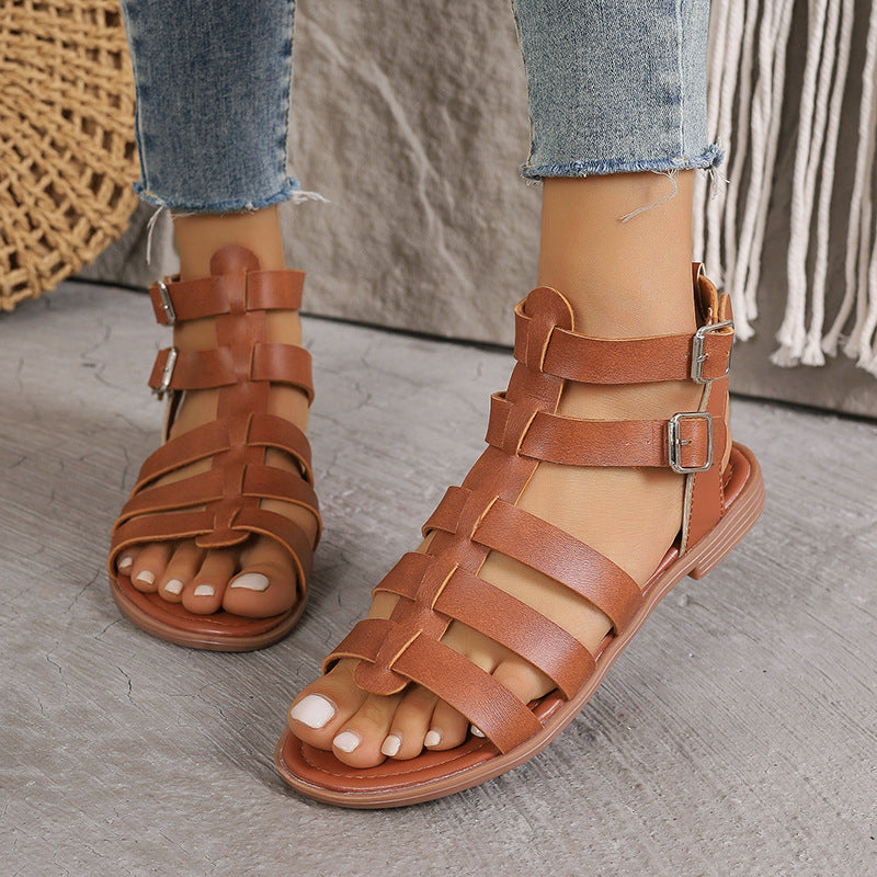 OrthoCare Sandals - Thick Heel Non-Slip Comfort