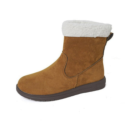 OrthoCare Women’s Retro Cotton-Padded Flat Boots