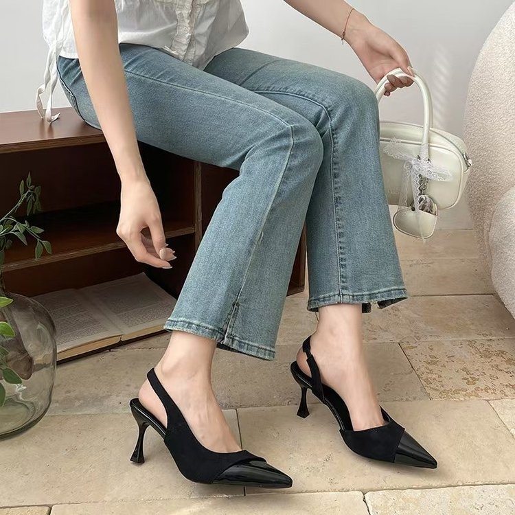 OrthoCare Elegant Slingback Heels – Pointed Toe Slim Comfort Pumps