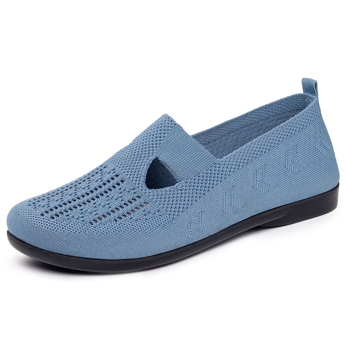 Orthopedic Knit Mary Jane Flats – Breathable Slip-On Comfort Walking Shoes