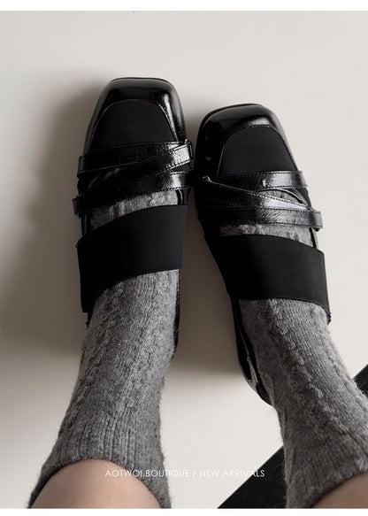 Baylisse | Women’s Orthopedic Retro Buckle Loafer Flats
